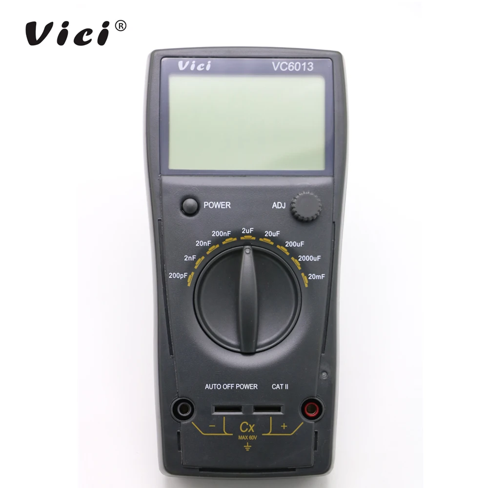 VICI VC6013 1999 отсчетов Цифровой Высокоточный ЖК-метр Ручной Диапазон емкости 200pF-20mF atuo отключение питания