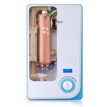 6500W instant electric Tankless water heater for Bathroom Shower Induction Immersion Rapid Instantaneous Hot water wall mounted