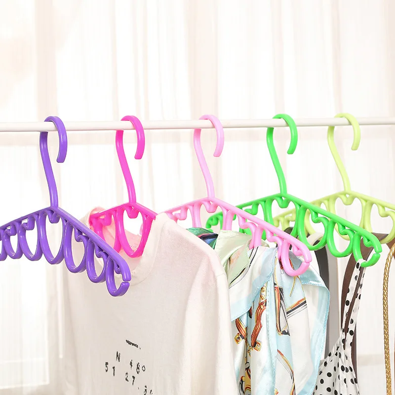 Love heart Multifunction plastic Scarf Hangers Clothes Scarves Storage