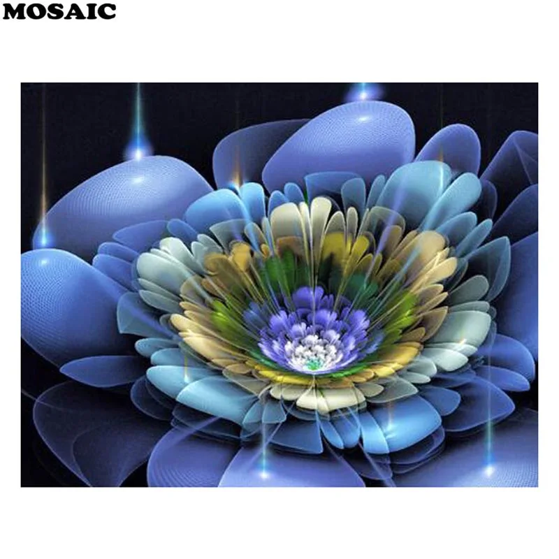 5D DIY Diamond Embroidery Fantasy Abstract Flower Diamond Painting