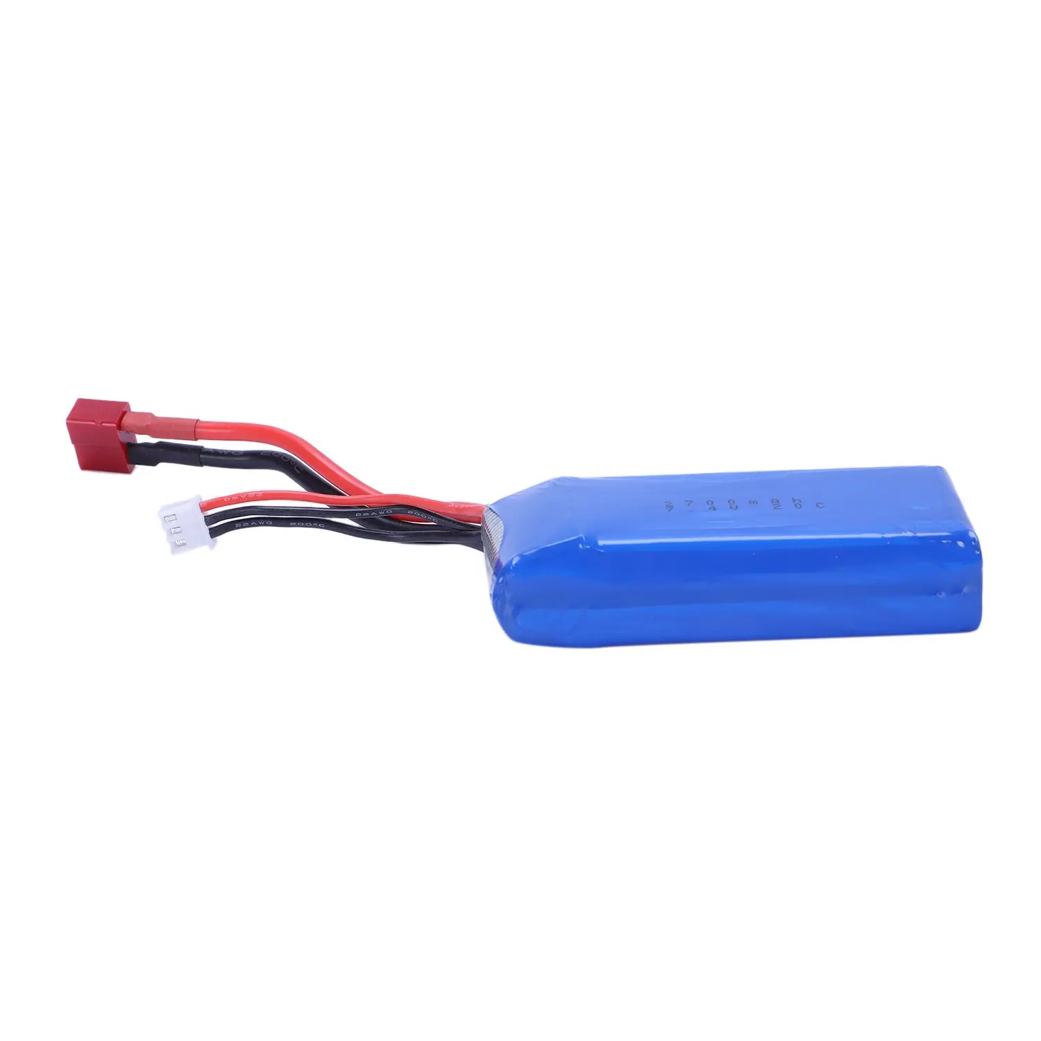 2 шт. 7,4 В 2700 мАч 20C 2 S Lipo батарея с T разъем для Wltoys 10428-A 10428-B 10428-B2 10428 1/10 Rc Гусеничный автомобиль Feilun