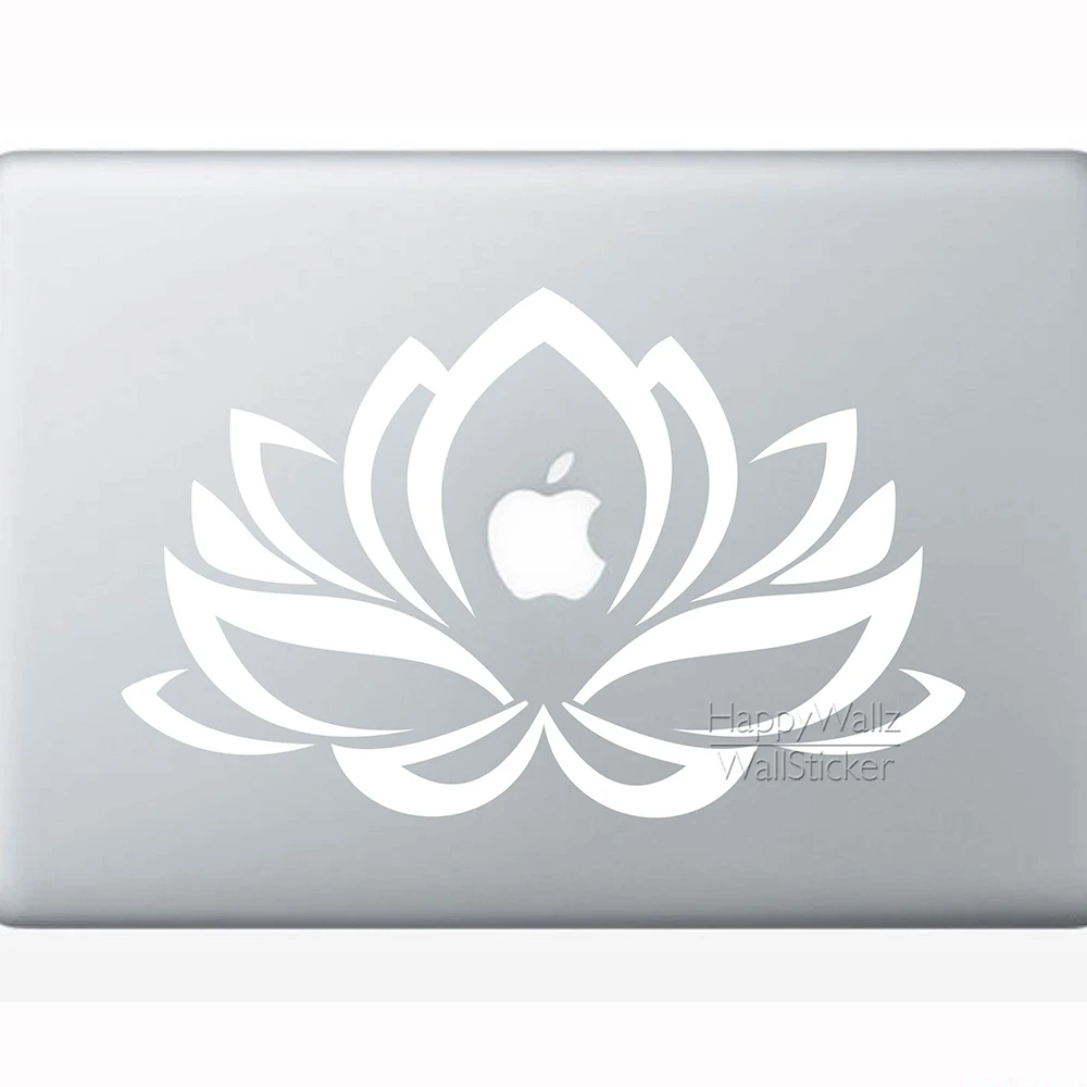 Flower Computer Decal Flower Mac Sticker Inspirational Lotus Flower