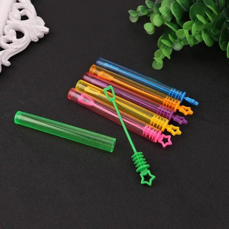 6/12/24Pcs Empty Bubble Soap Bottles Wedding Birthday Party Children Toy Baby Shower Bubbles Maker Kids Outdoor Fun BubbleToy