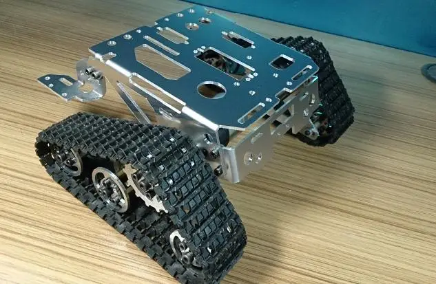 318 DIY Alloy Tank Chassis/tracked car for remote control/robot parts for maker DIY/development kit diy tracked robot