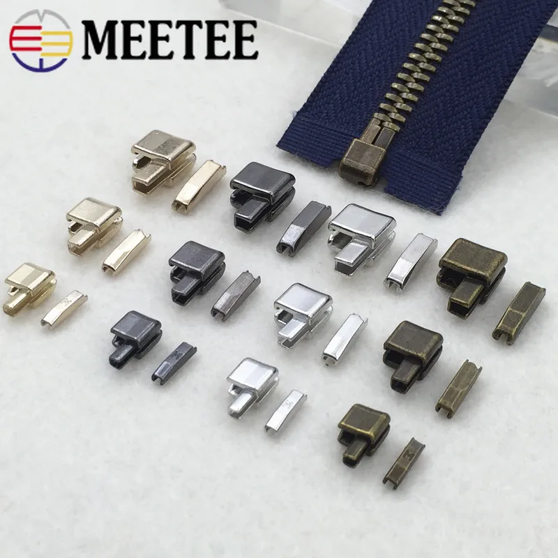 Meetee 20 шт 3#5# металлический нейлоновый, каучуковый ползунки для застежки-молнии багажная Одежда DIY фурнитура молнии Потяните ручной работы ремесла аксессуары AP568