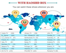 Smart arabic iptv box FireTV A1 with one year subscription free 2500 Arabic Europe Africa America chs good for UK Sweden NL