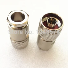 10 шт. радиочастотный адаптер N домкрат с винтом вращаемым мужской разъем для LMR400 RG8 RG213 кабель