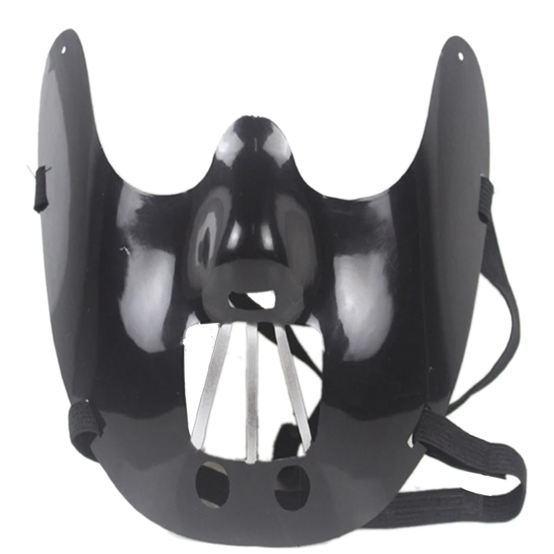 The Silence of the Lambs Movie Hannibal Lecter Black Steel Tooth PVC