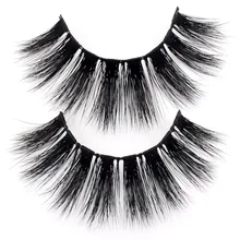 Visofree норки ресницы пушистые Толстые Поддельные глаз ресницы ручной работы эффектный 3D норки Lashes Макияж наращивания ресниц Инструменты D118