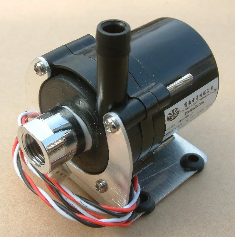 1pcs 12V brushless DC pump with water cooling pump test speed sc600in