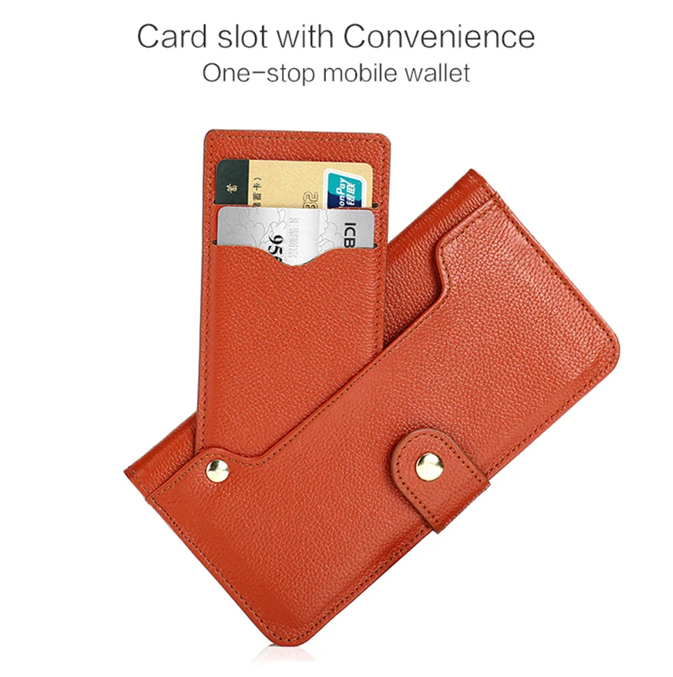 

Lychee texture external card phone case for LG G6 flip phone case handmade Genuine Leather phone protection case