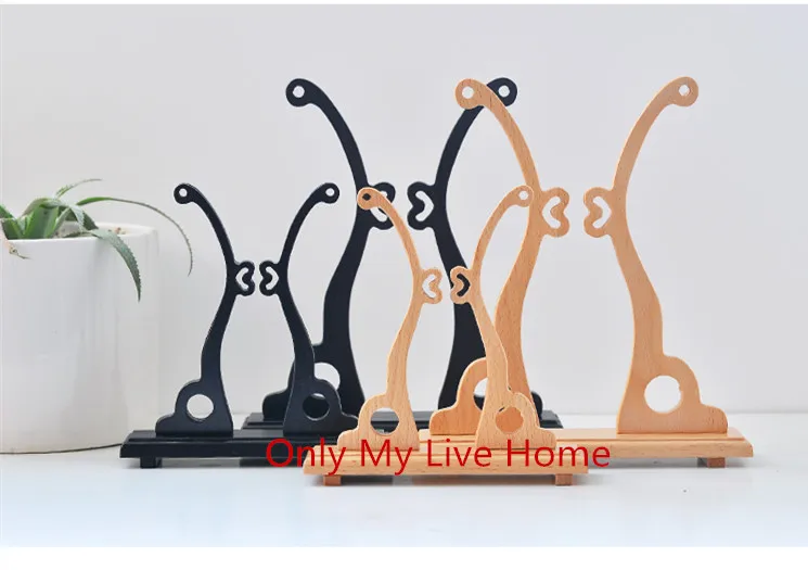 

Handmade Handle Round Fan Stand Fashion Chinese Women Fan Frame Base
