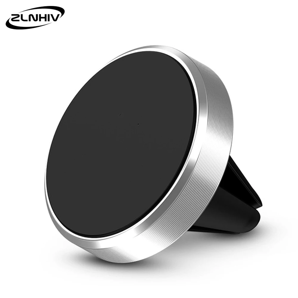 ZLNHIV magnetic holder for phone in car round cellphone for iphone support smartphone magnet cell mobile for iphone accessories