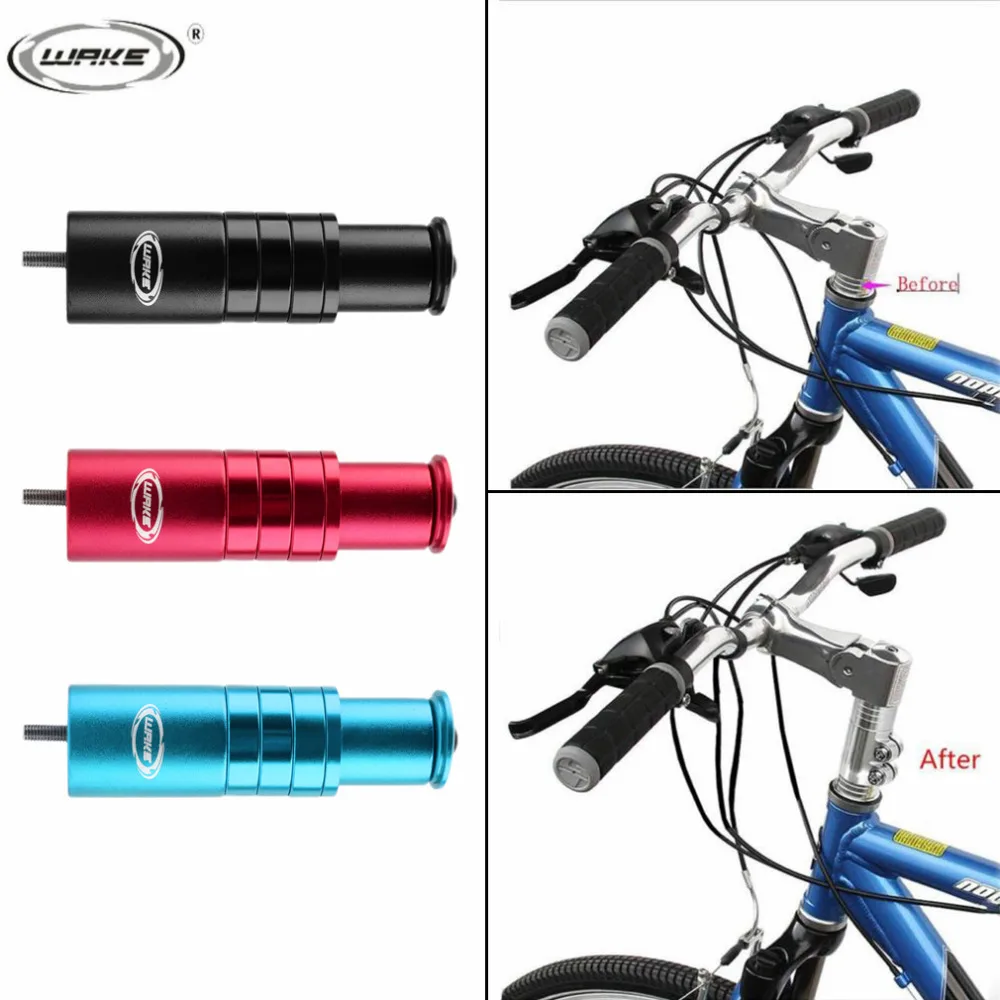 1pc Aluminum Alloy Bicycle Stem Increased Control Tube Extend Handlebar Stem Heighten Bike Front Fork Bicycle Parts Accessories