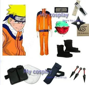 

Naruto Uzumaki Bundle Big Promotional Package Cosplay Costume