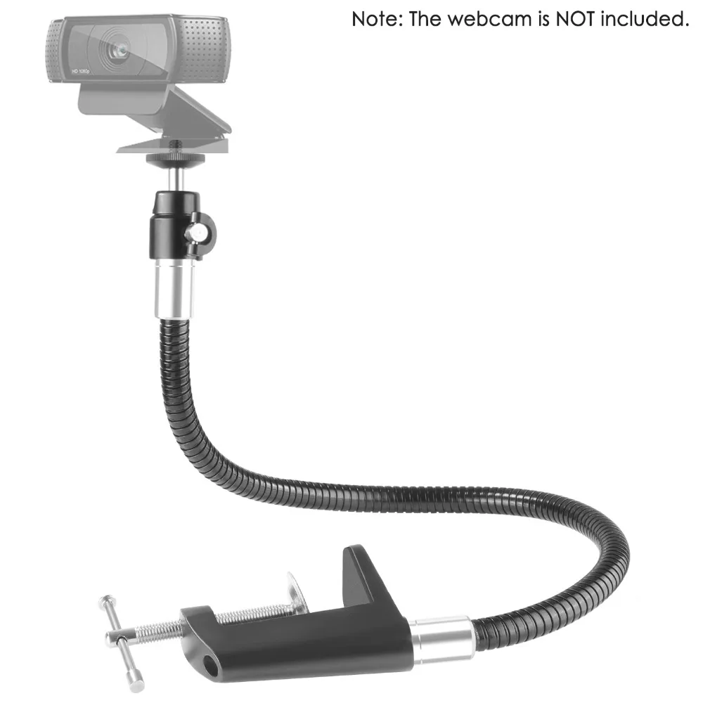 Kaufen Neewer 25 zoll 13,3 zoll Flexible Jaw Lange Arm Swivel Clamp Clip Halter Stehen, schwanenhals Halterung für Webcam
