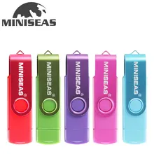 Новинка Usb 3,0, флеш-накопитель Miniseas OTG для смартфонов/планшетов/ПК, 8 ГБ, 16 ГБ, 32 ГБ, 64 ГБ, флеш-накопитель, высокоскоростной флеш-накопитель, USB флешка