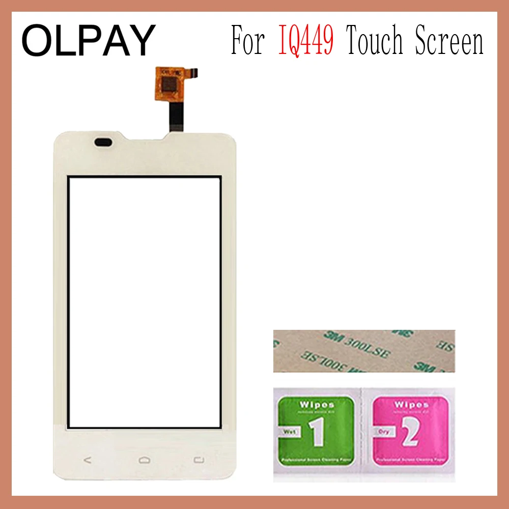 4 5 ''сенсорный экран для Fly IQ449 449 сенсорный дигитайзер панель передняя