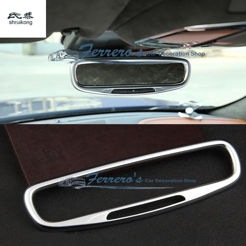 

Free shipping car styling sticker ABS for 2016 Maserati Levante rearview mirror Decorate the sequins high quality