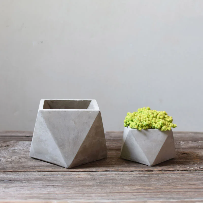 Aliexpress.com : Buy Multi shapes Round pot molds Silicone concrete