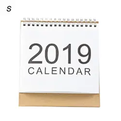 Простой нежный Do List еженедельник офис треугольная стол календарь Настольный календарь Ежемесячный план бумага 2018-2019