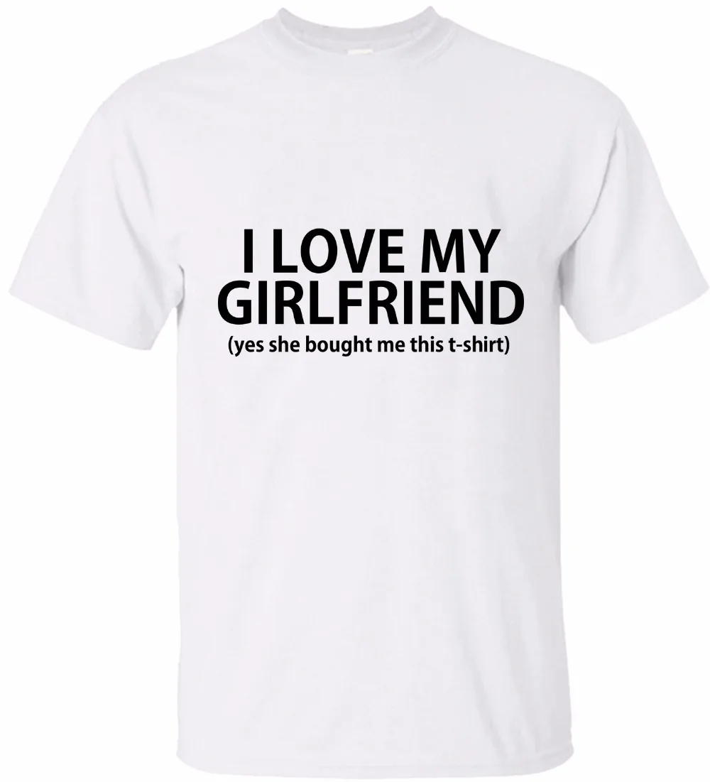 I LOVE MY GIRLFRIEND T Shirt Boyfriend Present Gift This Guy Loves His