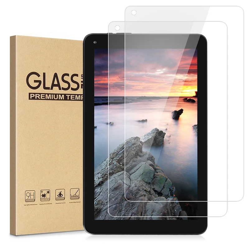 

High Definition Full Coverage 3D Touch Curved Scratch Tempered Glass Screen Protector for Dragon Touch V10 Android Tablet 10inch