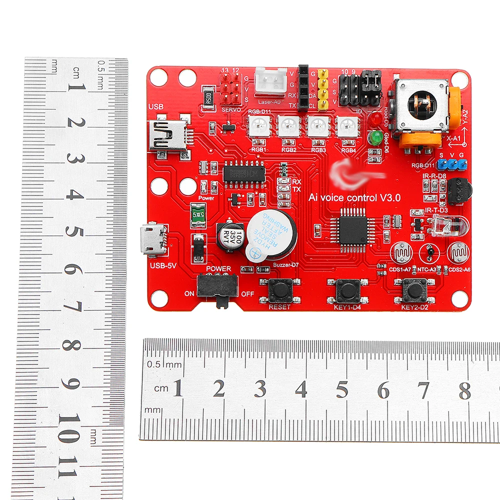 Плата голосового управления Ai V3.0 CH340 ATMEGA328P AU 5V 2A для Arduino|Запасные части| |