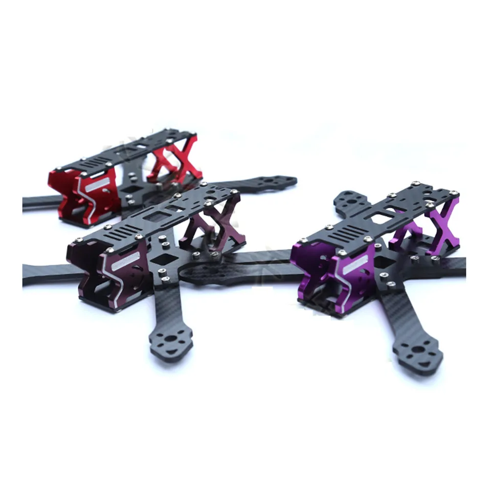 

Skyzone XH-210 210mm Carbon Fiber Drone Frame Kit Support 5030/40/45/50 Props 4S 1300/1500mah 30A 2205 2305 Brushless Motor