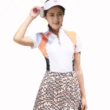 Рубашка для гольфа летняя рубашка для спорта тенниса рубашка с короткими рукавами женская спортивная одежда для гольфа Классическая Брендовая верхняя одежда футболки для бега