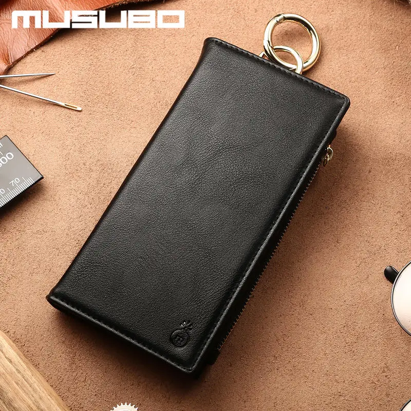Роскошный чехол кошелек Musubo для iPhone 11 Pro Xs Max XR X кожаный Funda 7 Plus 8 6s 6 чехлы с