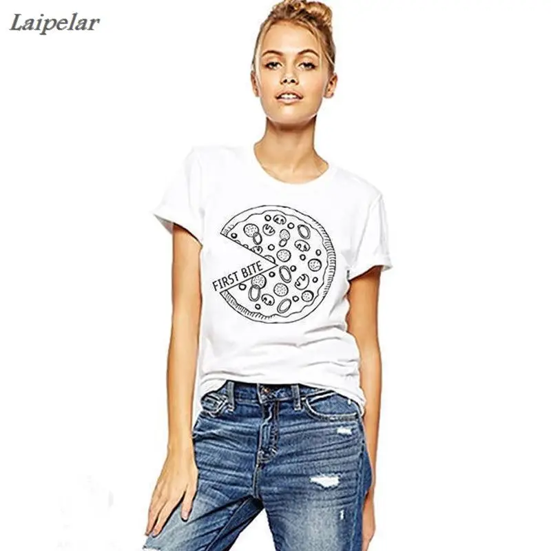 Laipelar Pizza Couple T Shirts For Lovers 2018 Casual Matching Couple Clothes Summer Men And Women Valentine's Tops Tees