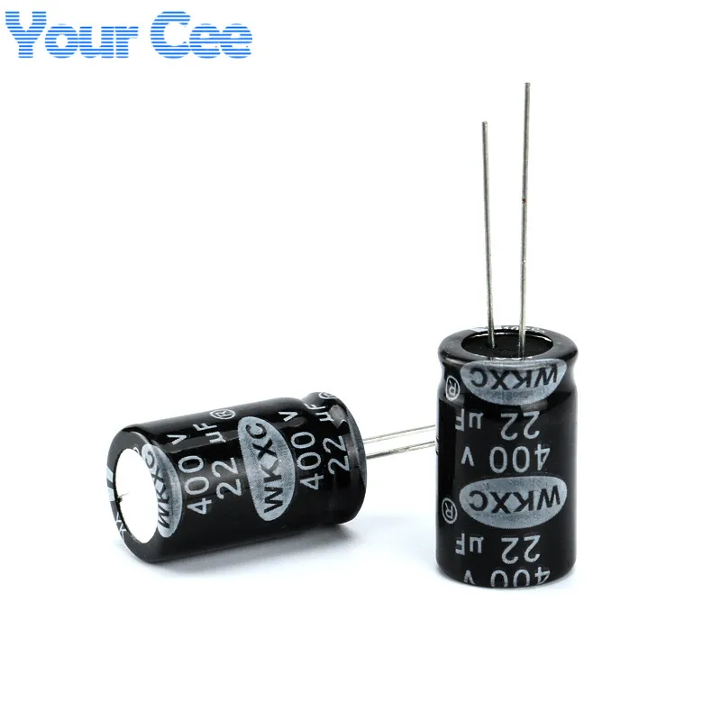 10 pcs Electrolytic Capacitors 400V 22UF 13X21MM Aluminum Electrolytic Capacitor