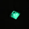High Quality Glowing Crystal Glow in the Dark Pyramid Pendant Outer Space Star Dust Necklace Triangle Geometric Magic Necklace ► Photo 2/2