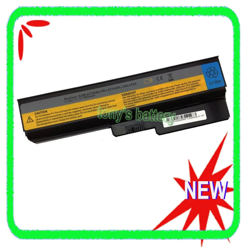 

9Cell 7800mah Battery For Lenovo G430 G450A G530 G550 V460 B460 Z360 G455 N500 42T4726 42T4729 42T4730 L08N6Y02 L08S6Y02