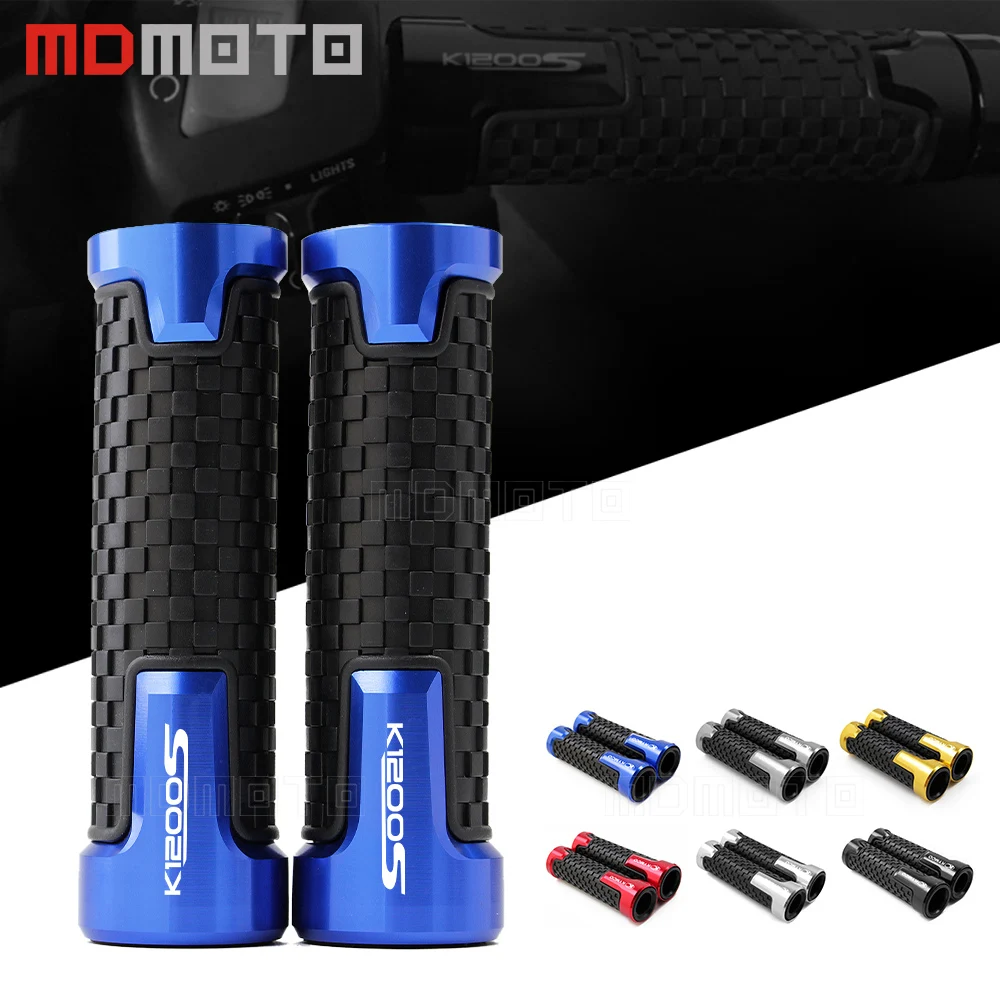 7/8'' Motorcycle Handle bar Handlebar Grips&ends 22mm Moto Racing Grips ...