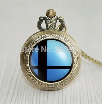 

Game super Mario bros. pocket watches 12pcs Handmade steampunk necklace brain super Mario bros. locket necklace vintage style
