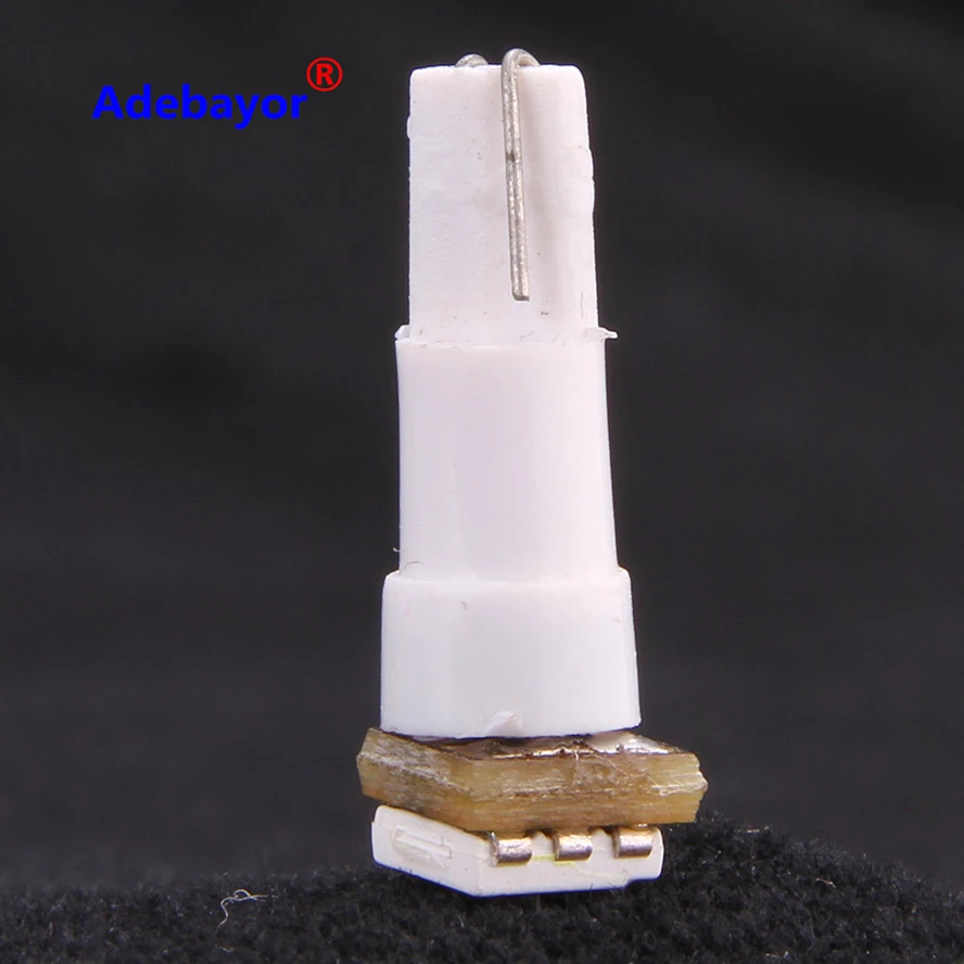 100 X Автомобильная T5 74 5050 SMD 1 Светодиодная лампа для приборной панели