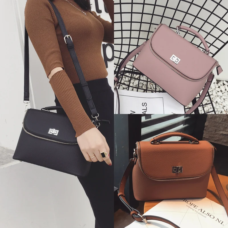 

New Women Bags Casual Small Square Bag For Women Handbags Fashion Shoulder Bags hasp lock Messenger Bags For Women  Tide