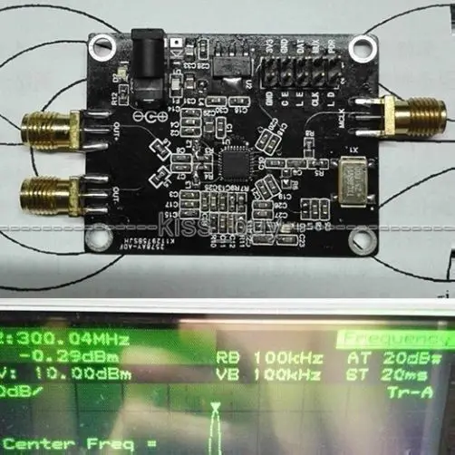 ADF4350 137M до 4 GHz PLL RF источник сигнала Частотный синтезатор разработка платы |