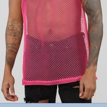 Популярная мужская спортивная одежда Ажурные топы на бретелях Бодибилдинг сильная толстовка майка для мускулистых мужчин рубашка