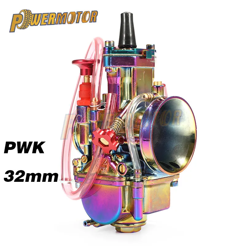 

32mm Motorcycle PWK Carburetor Carburador Carb for 110cc - 250cc 2T/4T two stroke Engine Scooter Dirt Pit Bike colorful