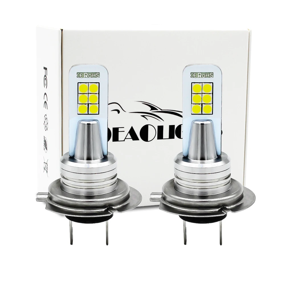 

2PCS H7 Led Bulbs H4 LED Canbus H1 H3 H8 H11 9005 HB3 9006 HB4 Led 3030 For Auto Cars H11 Fog Lights 3000K 6000K Auto Lamps 12V