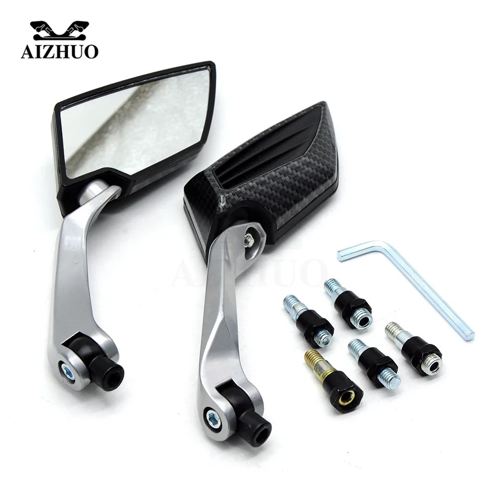Universal motorcycle Scooter Rearview Mirrors for yamaha YZF R125 R15 R25 r 125 15 25 mt-07 mt-09 mt 07 09 MT-09 FZ07 FZ09 mt-10