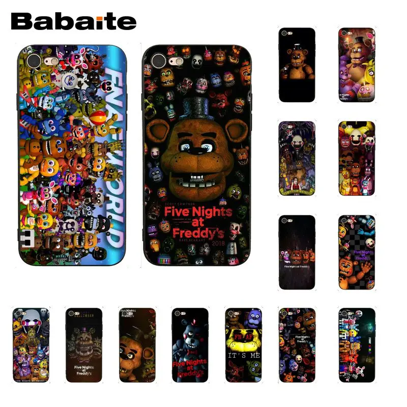 

Babaite five nights at freddy's fnaf freddy Phone Case for iphone 11 Pro 11Pro Max 8 7 6 6S Plus 5 5S SE XR X XS MAX