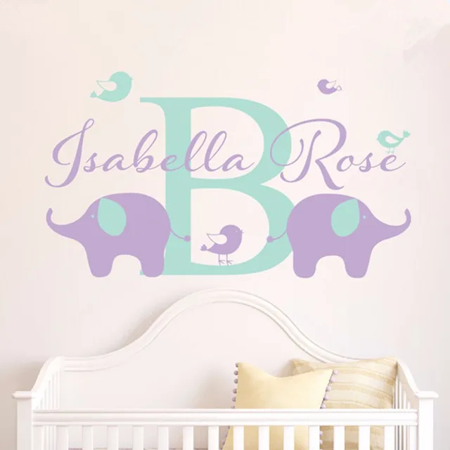 Custom personalized children's wallpaper mural art of decorative vinyl