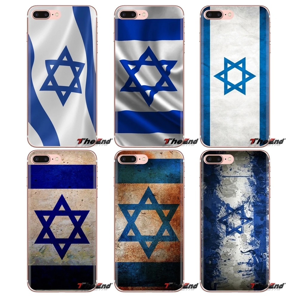 For Xiaomi Redmi 4A S2 Note 3 3S 4 4X 5 Plus 6 7 6A Pro Pocophone F1 TPU Transparent Covers israel flag National banners Israeli |