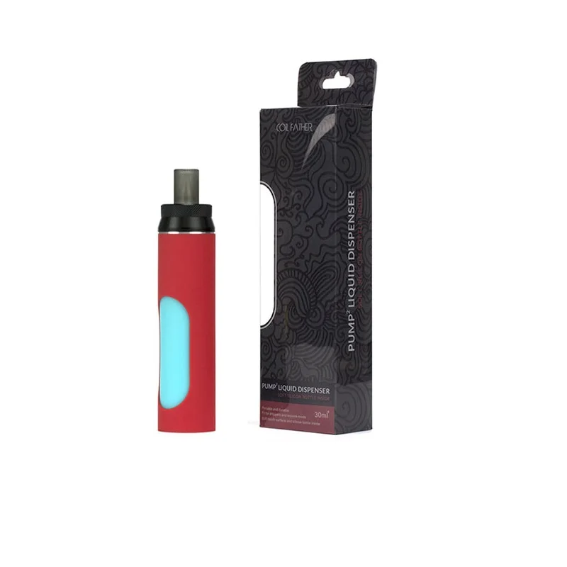 

Coil Father Pump V2 Liquid Dispenser 30ml Squonk Bottle for RDA Ecig Bottom Feeder/E Cigarette Accessories Juice Vape Bottle