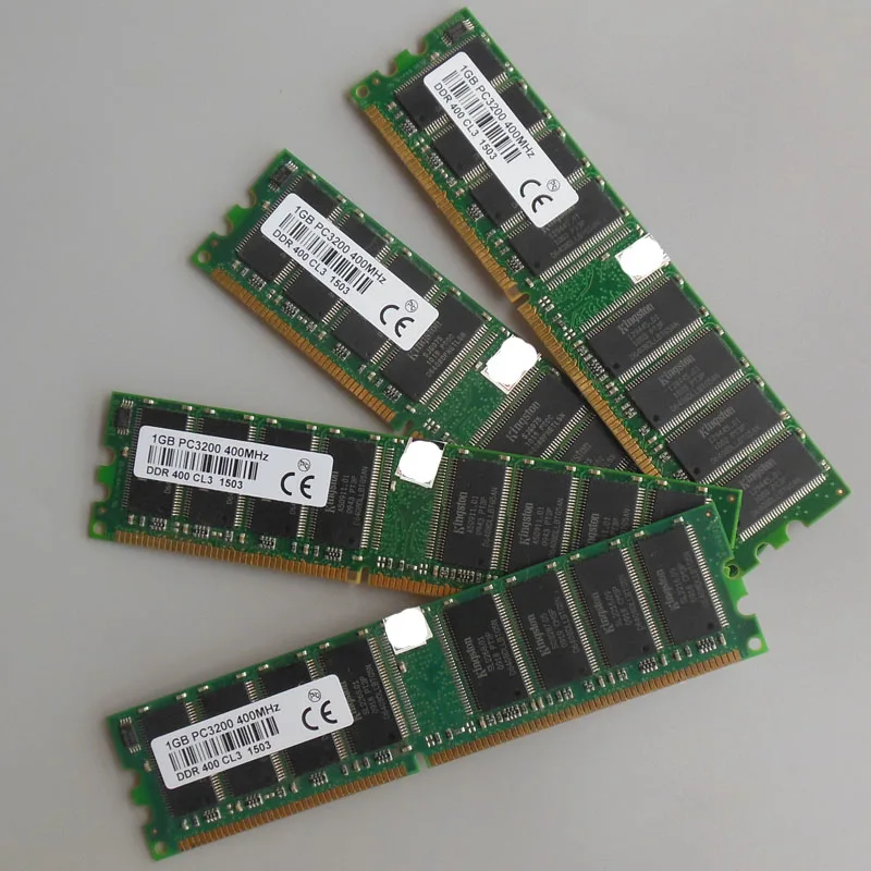 4 GB 4x1 PC3200 400 MHZ 184 шпильки с низкой плотностью для настольной памяти 2Rx8 CL3 DIMM 4G ram Dell