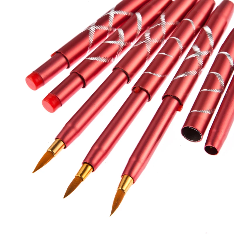 1PC Portable Metal Handle Makeup Lip Brushes Lip Brush Make Up Tool Lip